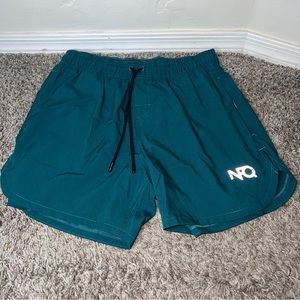 NFQ (Never F*cking Quit) 2-In-1 Gym Shorts, Green - Size Small New With Tags